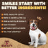 Woofley's 6" (20 Count)- Buffalo Beef Cheek Braids Regular - Beef Cheek Dog Chews - No Hide Bones for Dogs