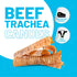 6" 20 100% Sitka Farms Beef Split Trachea Canoe - Pieces - Dental Health Treat - Bone and Chews - Natural Premium Dog