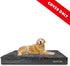 Replacement Outer Cover ONLY for The Dog's Bed, Washable Oxford Fabric, XXXL 64” x 44” x 6” - Grey Faux Fur