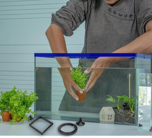 SunGrow 2 Betta Feeding Ring, Prevents Water Turbulence, Practical Round Floating Food for Guppy, Goldfish, Small Fish