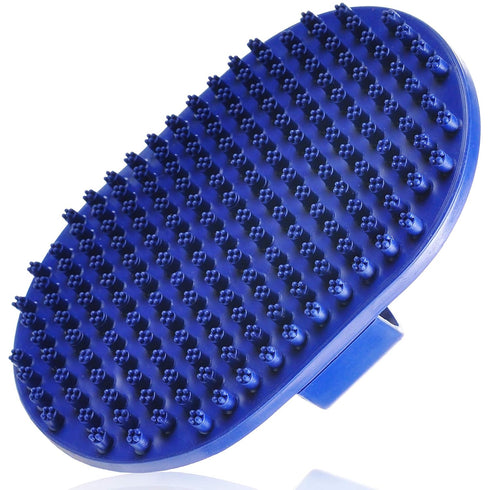 Dog and Cat Grooming Brush, Rubber Brush for Bathing, Washing, Deshedding Short or Long Pet Hair