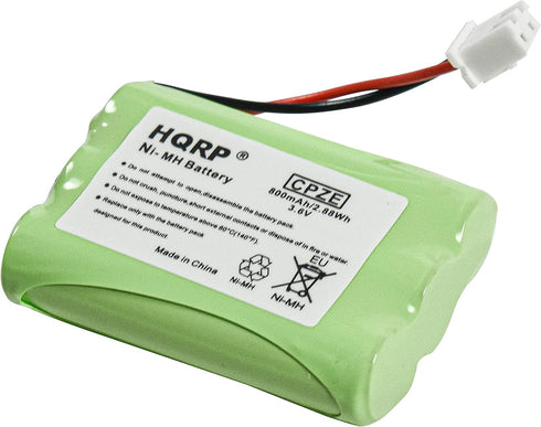 HQRP 2-Pack Battery Compatible with Tri-tronics 1038100, Replacement Remote Controlled Dog Training Collar Receiver