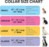 Dog Collars for Small, Medium & Large Dogs - Adjustable, Durable Patterns for Male and Female Dogs - White Woven