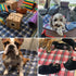 36"x41" KOOLTAIL Washable Pee Pads for Dogs - Waterproof & Non-Slip Plaid Puppy Potty Training Pads, Reusable Whelping