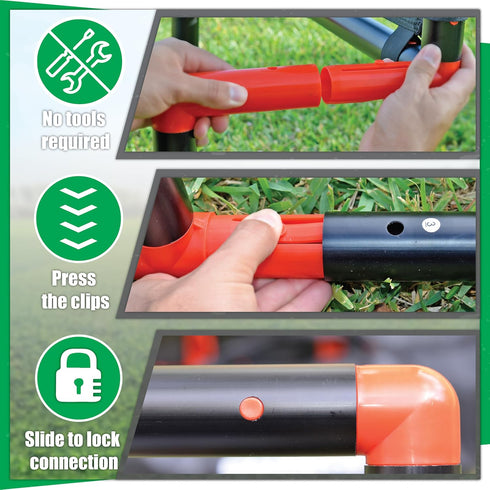 SPORTTISTA Baseball Strike Zone Target Compatible with Plastic Ball Games & Blitzball, Durable & Stable Frame