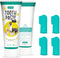 H&H Pets Dog Toothbrushes and Toothpaste Set, Professional Finger Dental Brush for Cats & Dogs, Small Size, 4 Count,
