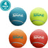 Outward Hound Squeaker Ballz Fetch Dog Toy, Large, 4 count (Pack of 1)