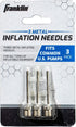 Franklin Sports 3 Pack of Inflation Needles, Silver