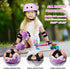 Kids Helmet with Knee Pads, Elbow Pads, and Wrist Guards, Protective Gear for Boys Girls Age 3-8 for Roller Skates &