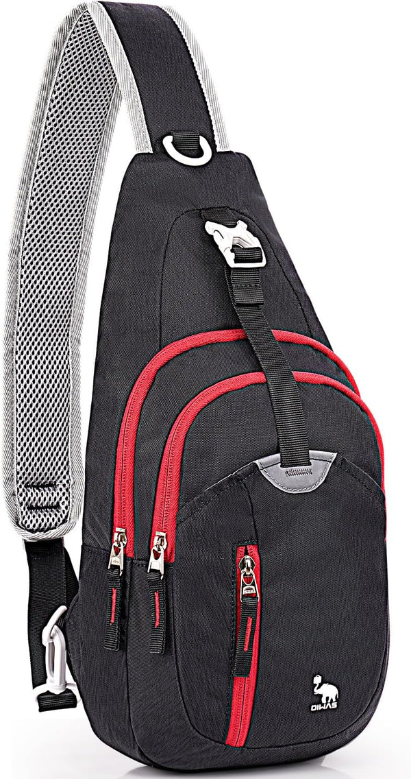 Kimlee Sling Bag - Crossbody Bags for Men, Travel Hiking Chest Daypack for Women, Lightweight Over Shoulder
