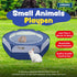 Pettzery (47"x23") Small Animal Playpen with Zippered Top, Portable Waterproof Pet Cage for Kitten, Bunny, Guinea Pig