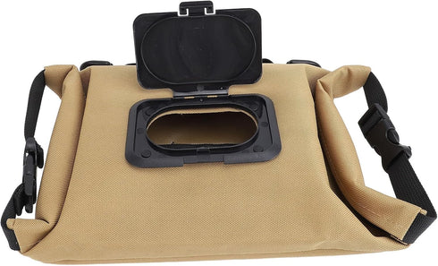 BTSEURY Travel Camping Wipes Dispenser Pull Out Type Large Capacity Canvas Portable Camping Wet Wipe Pouch for Office