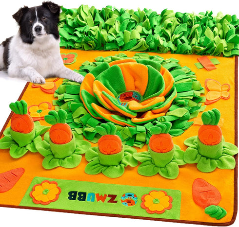 Snuffle Mat for Large Dogs, 40'' x 27.5'' Portable Slow Feeding Mat for Indoor/Outdoor Training