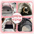 YUDODO Hamster Carrier Guinea Pig Carrier Bag Small Animal Sugar Glider Pouch Gerbil Hedgehog Portable Travel Carrier