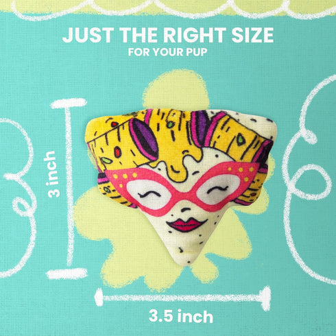 SNUG AROOZ Snugarooz Nacho Kitty Plush Cat Toy with Catnip Inside & Repair Patch Crinkle Sounds & Squeaker Engaging
