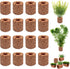 Rainmae 16 Pcs Aquatic Water Plant Fixed Rings, Ceramic Plant Pot for Water Plants Cultivation, Fish Tank Accessories