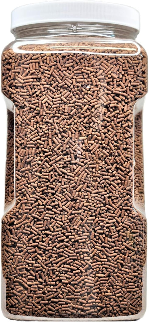Aquatic Foods Inc. 40% 1/16" 3/8" Zeigler2-lb 6oz Shrimp Pellets, Protein Sinking x Pellets for Shrimp, Snails, Crabs