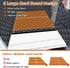 420lbs Hammock JSTHT Back Seat Extender for Dogs, Hard Bottom Dog Car Seat Cover for Back Seat Support Waterproof Back