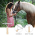 iplusmile Dematting Brush Rake - Gentle Grooming Brush with Wood Handle for Horses, Dogs, and Shedding Grooming