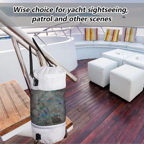 3 Pack Gersoniel Boat Trash Can Boat Accessories Mesh Trash Bags Portable Garbage Container for Kayak Pontoon Camper