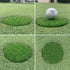 Golf Hole Cup for Backyard Practice Putting Green, Simulated Lawn and Metal Base (2 Pieces)
