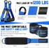Heavy Resistance Bands Set for Working Out, 300lbs Fitness Bands with Handles, Door Anchor, Home Gym Equipment