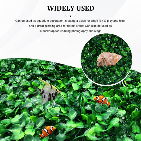 Generic 2 10x10 Inch Pieces Hermit Crab Climbing Toys, Faux Grass Hermit Crab Climbing Wall Mat Reptile Tank Decor
