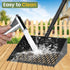 Dreamillo 15.7 40-67 Alloy Steel Chicken Poop Scooper for Sand - Extra Large Chicken Coop Scoop - Simplified Cleaning