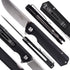 Firebird GANZO FH11 Pocket Folding Knife - D2 Steel Flip Blade, G10 Anti-slip Handle, Black