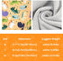 27.6'' Cat Grooming Wrap for Cutting Nails Self-Adhesive Soft Polyester Fabric Swaddle Wrap for Cats Anti-Scratch