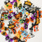 50pcs/Pack Pet Dog Cat Halloween Hair Bows, Rhinestone Puppy Grooming Bows with Rubber Bands