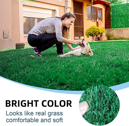 ELLOTY 23"x 18" (3320.6 Inch(Pack 2)) Dog Grass Pee Pad for Training, Reusable Washable Replacement Artificial Grass