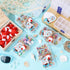 24Sets 24 24 Gone Fishing Birthday Party Favors Fishing Themed Candy Little Tackle Boxes with Red White Floater Go Fish