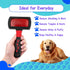 Dog Slicker Brush, Professional Grooming Tool for Goldendoodles, Poodles, and Doodles, Gentle Dematting and Detangling