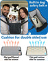 Vokvaktak Center Console Dog Car Seat, Pet Car Seat, Armrest Middle Console Booster Travel Carrier for Small Dogs