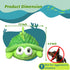 GUKCO Interactive Moving Dog Toys Plush Chew Toy with Bouncing Ball, Music & Recording | Rechargeable Self-Play Toys