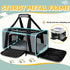 Petskd Pet Carrier 17x11x9.5, Alaska Airline Approved Travel Bag for Small Cats and Dogs, Grey