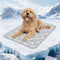 Rywell Dog Cooling Mat 2.0, Elegant Grey, 36"*27" Thick & Durable Cooling