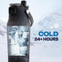 32oz 24-Hours Frost Buddy Insulated Water Bottle with Straw & Chug Lid | Leak-Proof Stainless Steel | Cold |