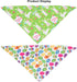 ADOGGYGO 4 Pack Easter Dog Bandana, Triangle Dog Scarf with Rabbit Easter Egg Pattern for Medium Large Dogs