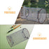 3pcs Abaodam Foldable Fishing Net Basket with Nylon Mesh, Minnow Trap Cage for Crawfish, Crab, Shrimp Portable