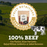100% 1 Pack Farm Hounds - Beef Strips - Premium Natural Beef Jerky for Dogs - Humanely Raised Cattle - Break-to-Size