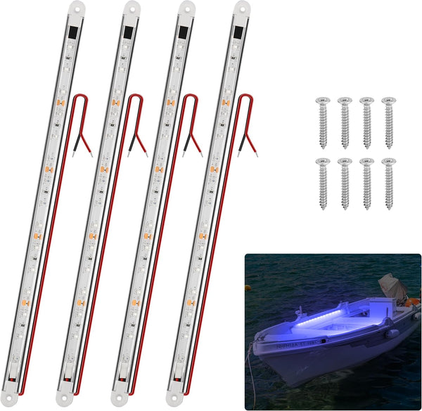 RVZONE LED Boat Interior Lights, Boat Led Strip Lights Marine Waterproof Marine