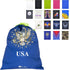 SANDIAN, Golf Shoes Pouch Bag, Waterproof Packing Storage Bag, Drawstring Rope Closures,