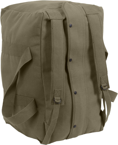 Rothco Mossad Type Tactical Canvas Cargo Bag/Backpack, Olive Drab