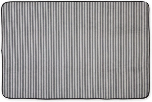 Bone Dry Striped Pet Cage Mat, XXX-Large 32 x 51, Gray