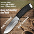 Hunting Knife with Sheath - Best Tactical Camping, Hiking, and Bushcraft Knife for Men, Fixed Blade Sharp Knife with