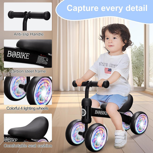 12-36 4 Baby Balance Bike Toys for Months Kids Toy Boy and Girls Gifts Toddler Best First Birthday Gift Children Walker