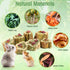 Rabbits(3.9oz/110g) Abizoo Rabbit Chew Toys for Bunny Natural Papaya Wood Chew Treats with Organic Alfalfa Hay, Dried
