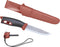 Morakniv Companion Spark, 3.9-Inch Fixed-Blade Outdoor Knife with Fire Starter